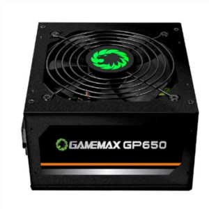 Fonte Gamemax Gp650, 650w, 80 Plus Bronze, Pfc Ativo, Preto