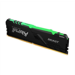 Memória Ddr4 Kingston Fury Beast Rgb, 8gb, 3200mhz, Preto